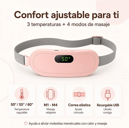 Cinturón Menstrual Térmico con Masajes